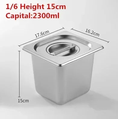 Square Basin Rectangle Tray Basin Lid Gn Pan