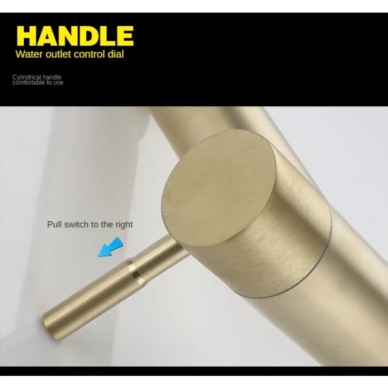 Bathroom Basin Faucet 1/2inch 304 Stainless Steel Cold
