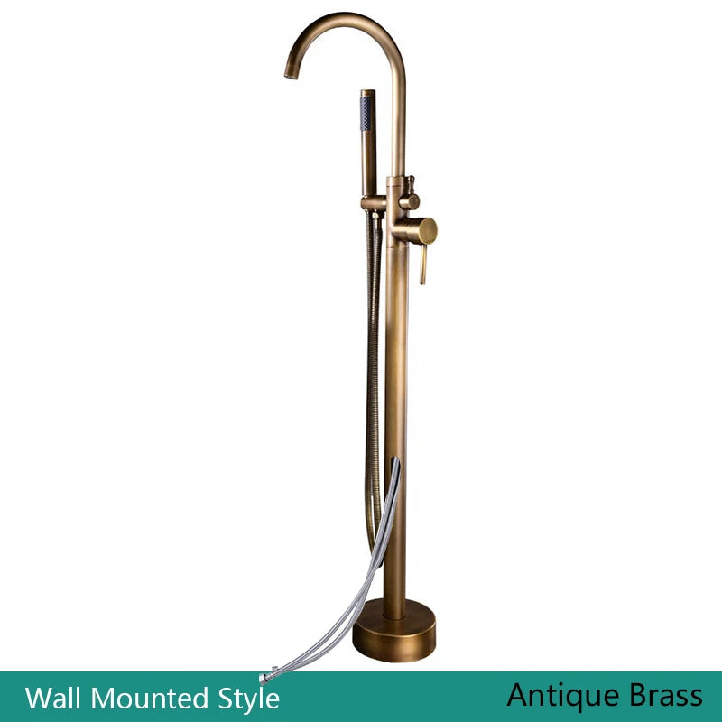 Kemaidi Golden Plated Bathtub Filler Shower Roman Tub