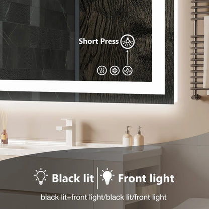 Jhk 36 24 Led Bathroom Vanity Mirror Wall