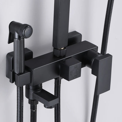 Matte Black Shower Faucet Rainfall High Quality All