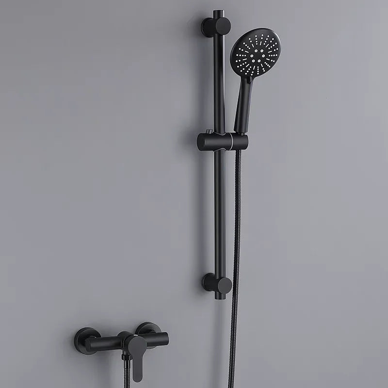 Shower System Faucet 304 Stainless Steel Wall Mount