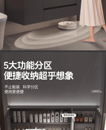 Paper Drawers Bathroom Cabinet Organizer Storage Mirror Toilet
