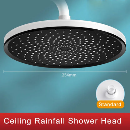 9/10 Inch 360 Swivel Rain Shower Head Internal
