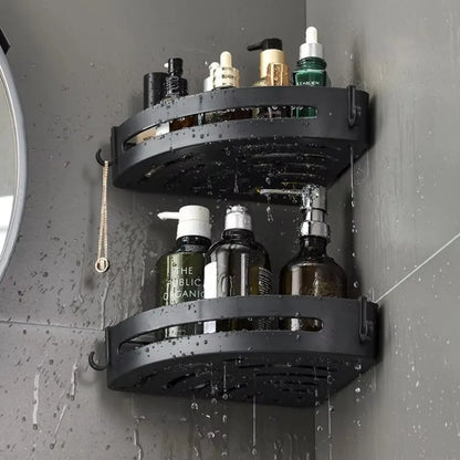 3/2/1 Adhensive Bathroom Shampoo Holder Shower Caddy Shelves