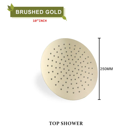 Round Stainless Steel Slim 8/10/12 Inch Large Rain