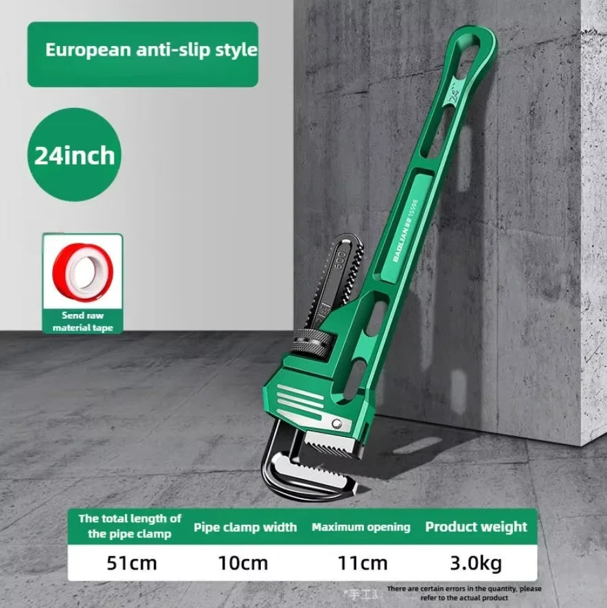 10/12/14/18 Inch Pipe Wrench Universal Monkey Spanner