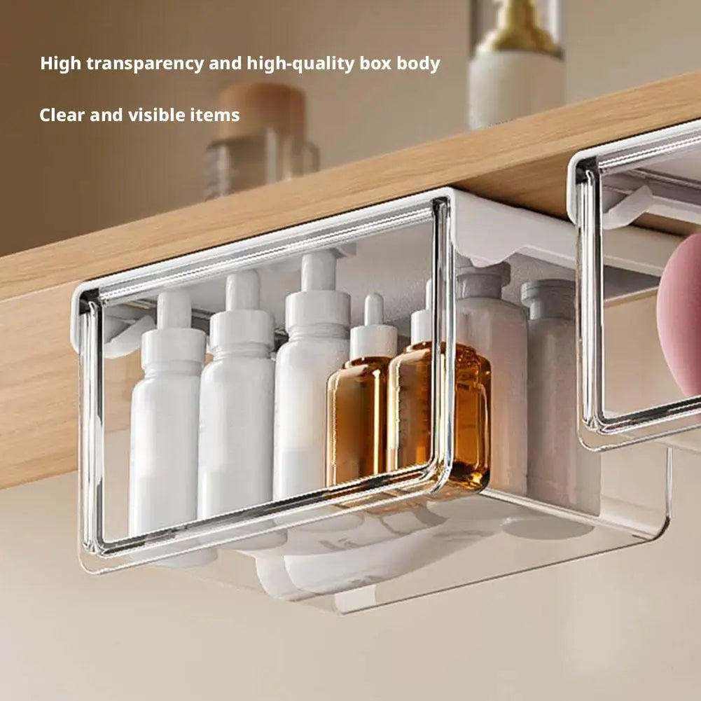 Transparent Bathroom Cotton Stick Makeup Cotton Bathroom Pull-Out