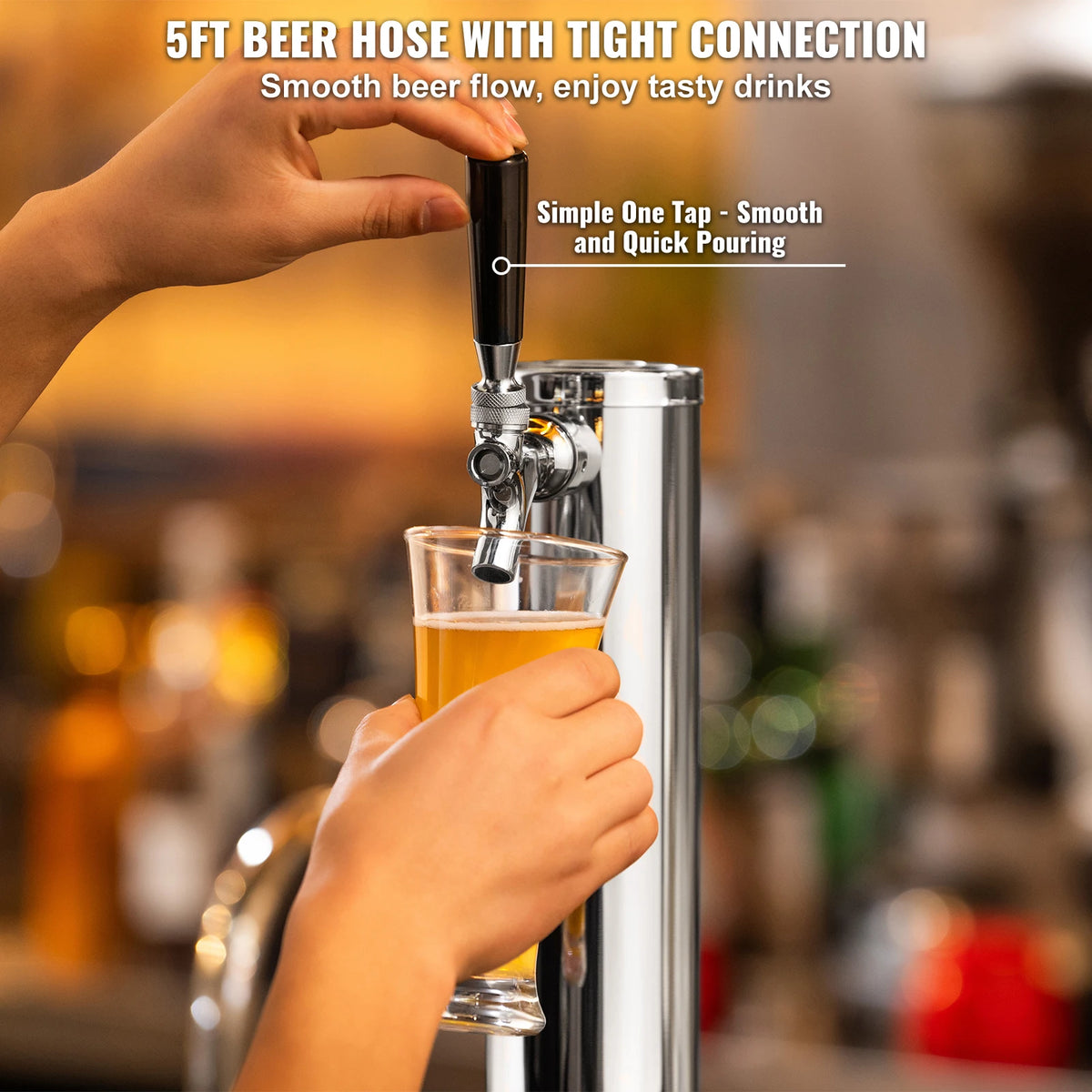 Succebuy Kegerator Tower Kit Tap Beer Conversion Kit
