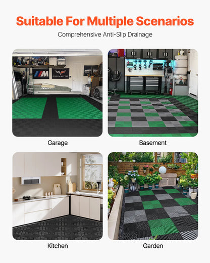 Succebuy Interlocking Drainage Mat 12inx12in 12/24/40/50/55