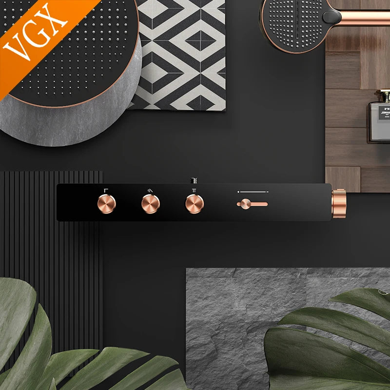 Vgx Thermostatic Shower System Luxury Concealed Bathroom Shower