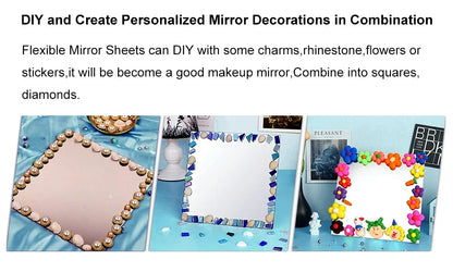 2mm Acrylic Mirror Wall Stickers Unbreakable Acrylic Full
