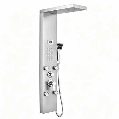 Shinesia Led Shower Panel Rainfall Bathroom Column Mixer