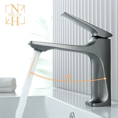 Nhlyx Modern Bathroom Sink Faucet Handle Deck Mounted