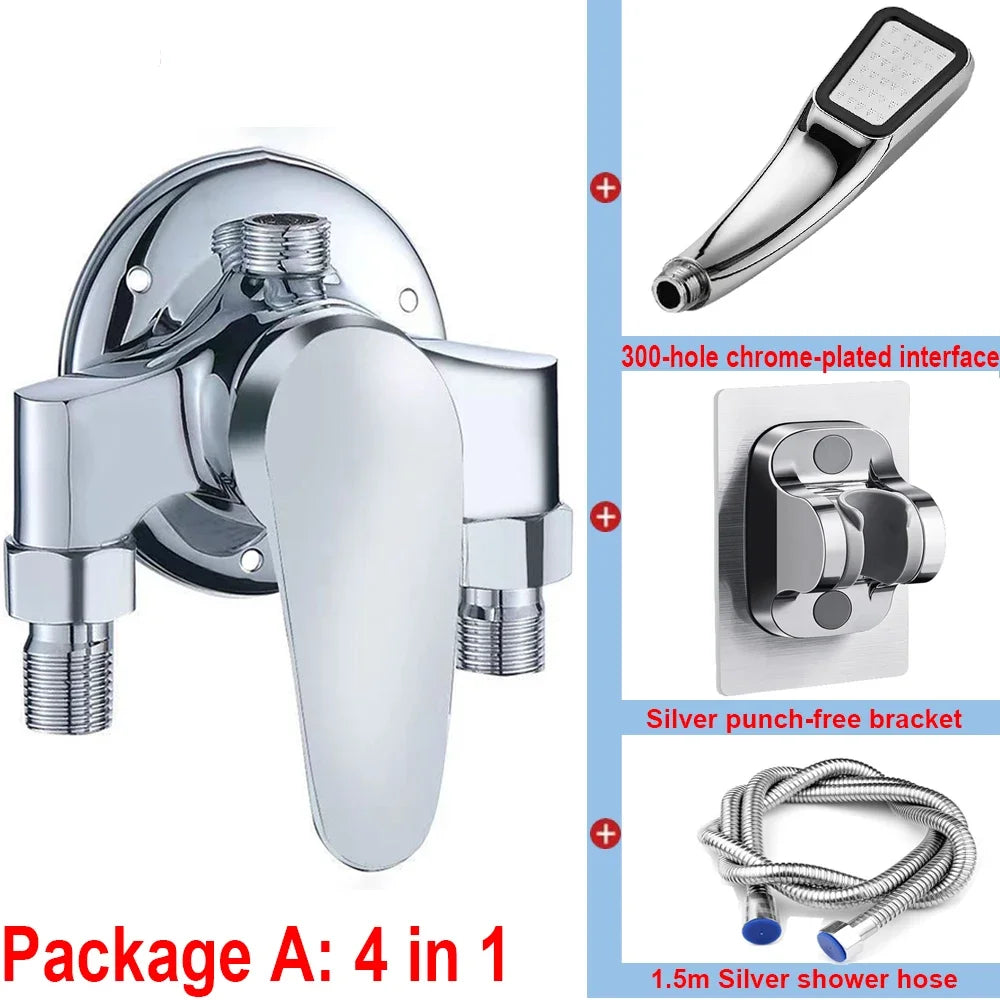 G1/2 Bathtub Shower Faucet Cold Water Mixing Valve
