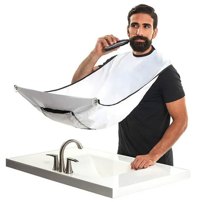 1-6pcs Men Beards Shaving Aprons Creative Wall Mirror