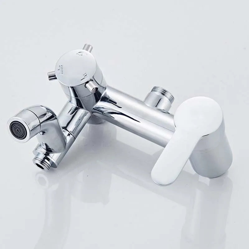 Bathroom Shower Faucet Bathtub Faucet Mixer Tap Chrome