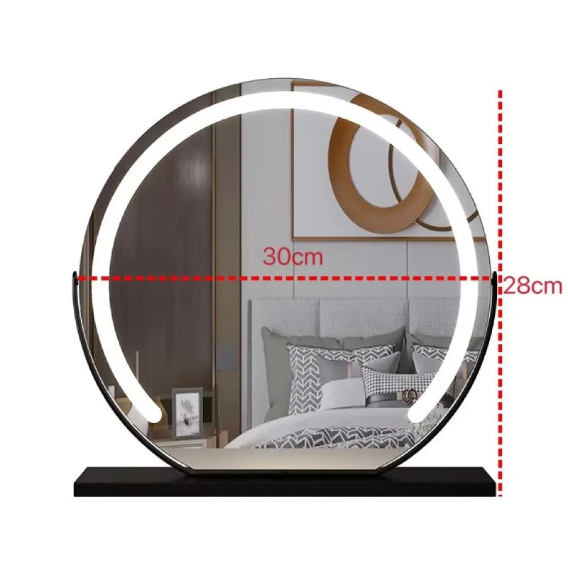 Vanity Makeup Mirror Lights Detachable 15x Magnification Color