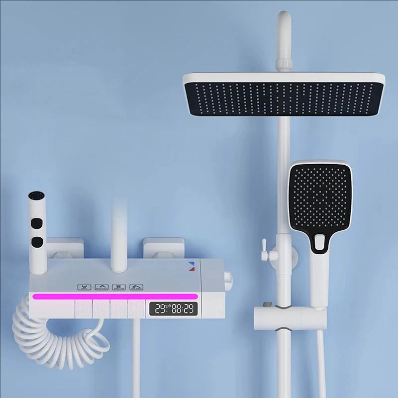 Oxg Brass Bathroom Faucet Thermostatic Shower Faucet Digital