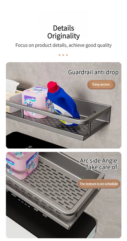 Bathroom Shelf Bathroom Towel Rack Shelves Wall Shower