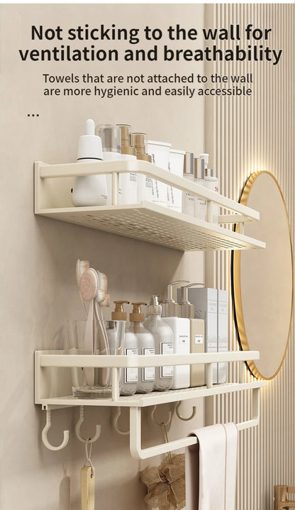 Yellow White Corner Shelf Bathroom Rack Shelf Organiser