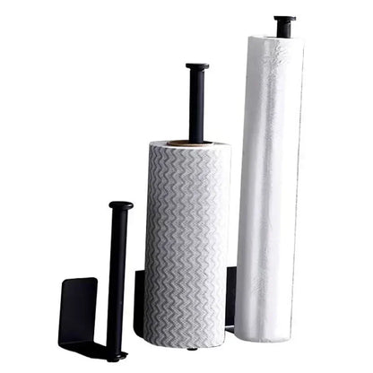 Adhesive Toilet Paper Holder Wall Mount Bathroom Silver
