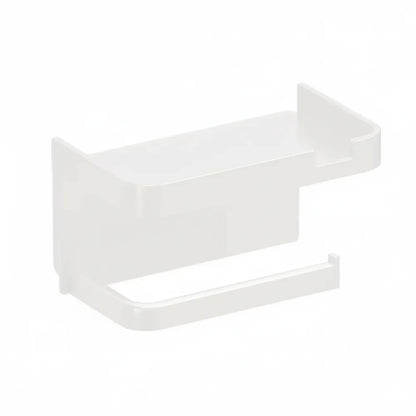 Plastic Toilet Paper Holder Wall Mounted No Drilling