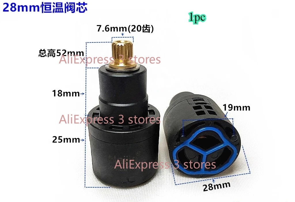1pcs 28mm/35mm/40mm Water Mixer Tap Faucet Cartridge Ceramic