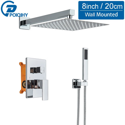 Concealed Chrome Shower Bathroom Shower Faucet Bath Shower