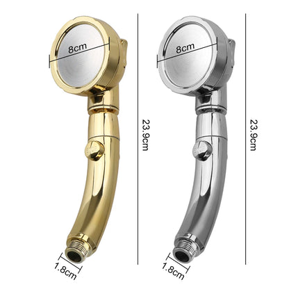 High Pressure Shower Head Hose Holder Gold Modes