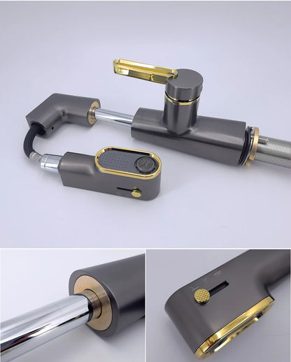 Vgx Bathroom Faucets Pull Out Basin Mixer Sink