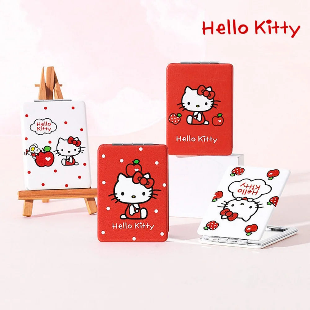 Genuine Hello Kitty Melody Folding Makeup Mirror Cartoon