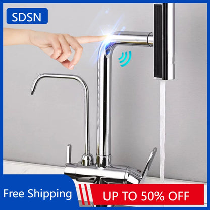 Feiyu Touch Filter Sink Faucet Pull Down Cold