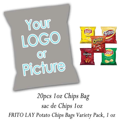 Personalized Boss Photo Party Chips Bag Crisp Packets
