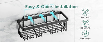 Pack Shower Caddy Organizer Rack Shelf Inside Shower