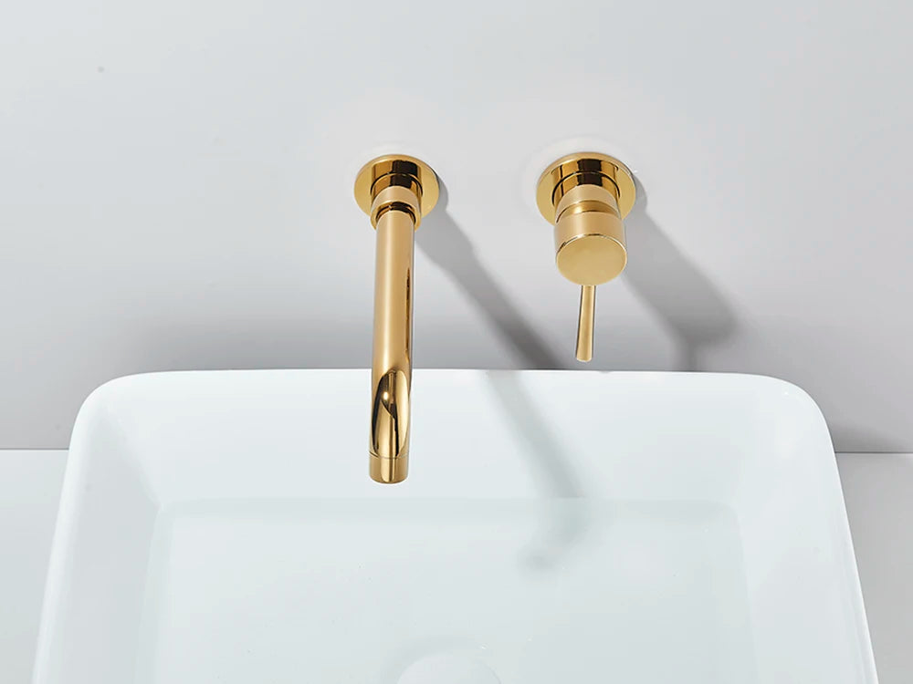 Matte Black Basin Faucet Brass White Bathroom Sink