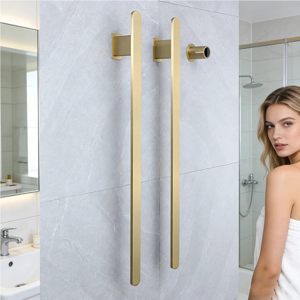Concealed Installation Electric Heated Towel Rack Towel Warmer