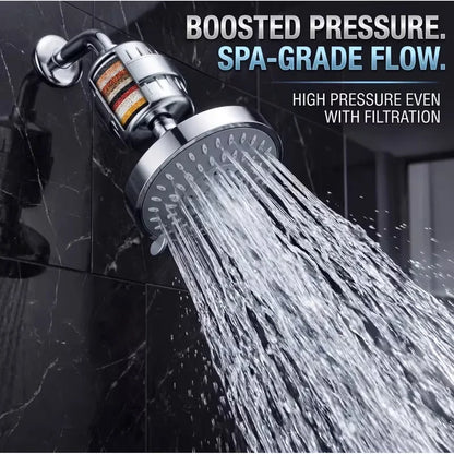 Three Levels Of Water Outlet Showerhead 15 Level