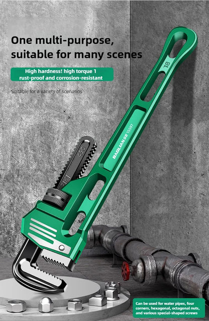10/12/14/18 Inch Pipe Wrench Universal Monkey Spanner