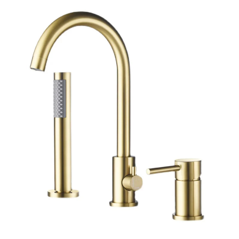 Bathroom Bathtub Shower Faucet Swivel Tub Spout Handhold