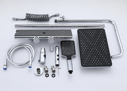 Vgx Luxury Chrome Shower System Four-Function Bathroom Shower