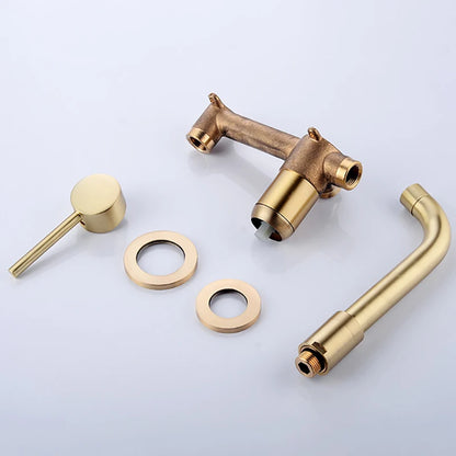 Basin Sink Faucet Bathroom Mixer Tap Wall Faucet