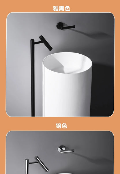 Floor Standing Bathroom Faucet High Tall Basin Tap