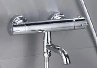 Black Chrome Thermostatic Shower Faucets Valve Brass Bathroom