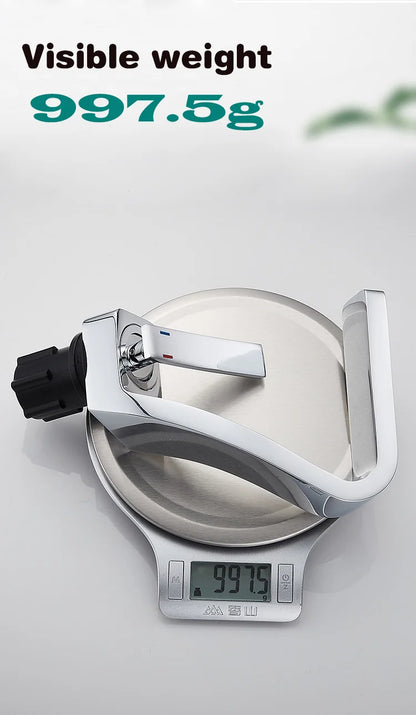 Tolm Basin Faucet Modern Bathroom Mixer Tap Orange