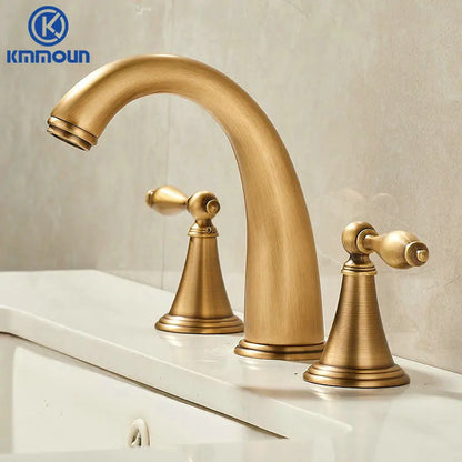 Deck Mounted Fixed Spout Bathroom Basin Faucet Hole