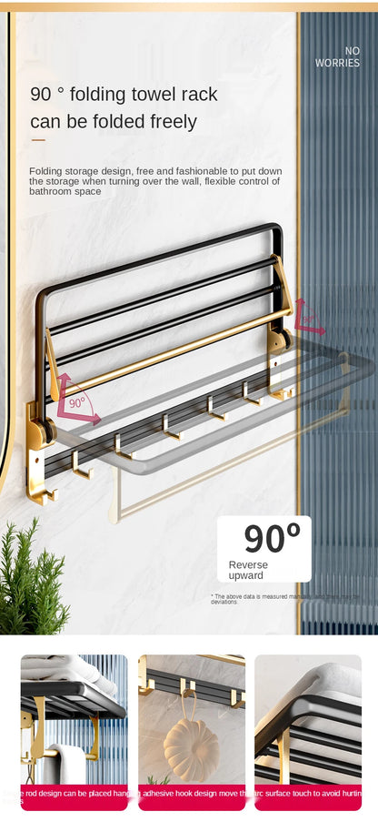 Bathroom Holder Toilet Paper Holder Towel Rack Toilet