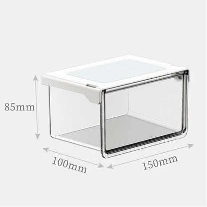 Transparent Pull-Out Storage Drawer No-Punching Installation