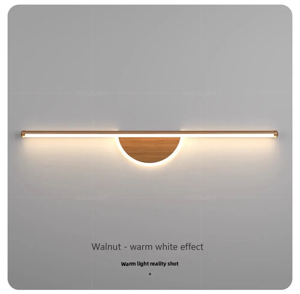 Modern Led Wall Lamp Bathroom Mirror Line Sconce