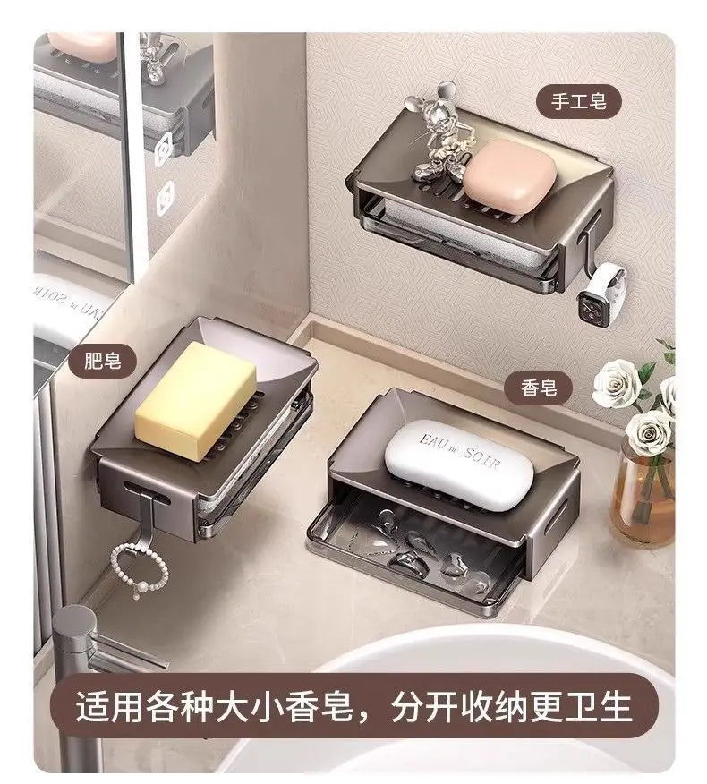 Ym Bathroom Punching Wall Mounted Space Aluminum Toilet